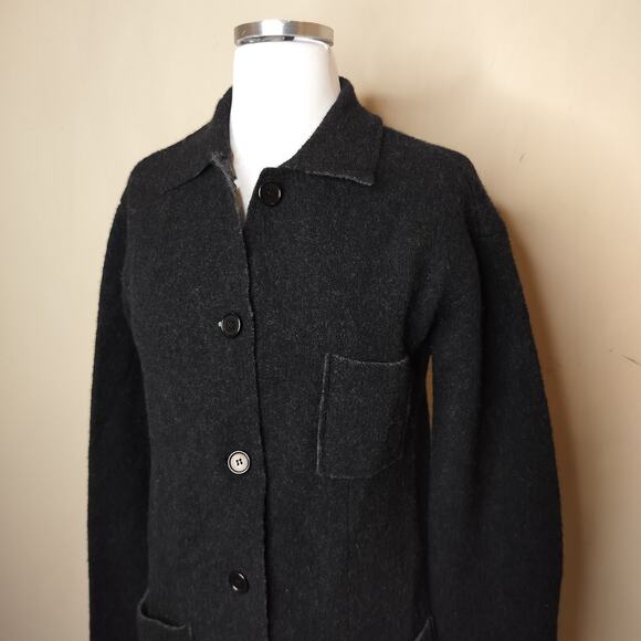 Vintage Country Shop Wool Cardigan Sweater Double Face - Picture 6 of 8